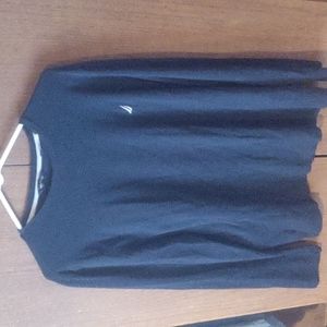 Men's Large Nautica Long Sleeve Logo T Shirt